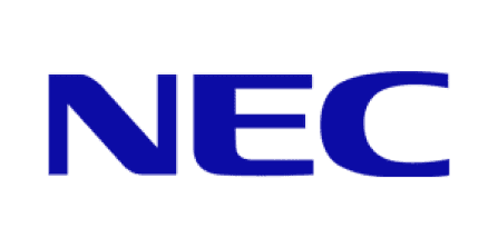Logo de NEC, cliente de Voyer International
