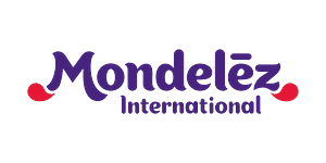 Logo de Mondelez International, cliente de Voyer International
